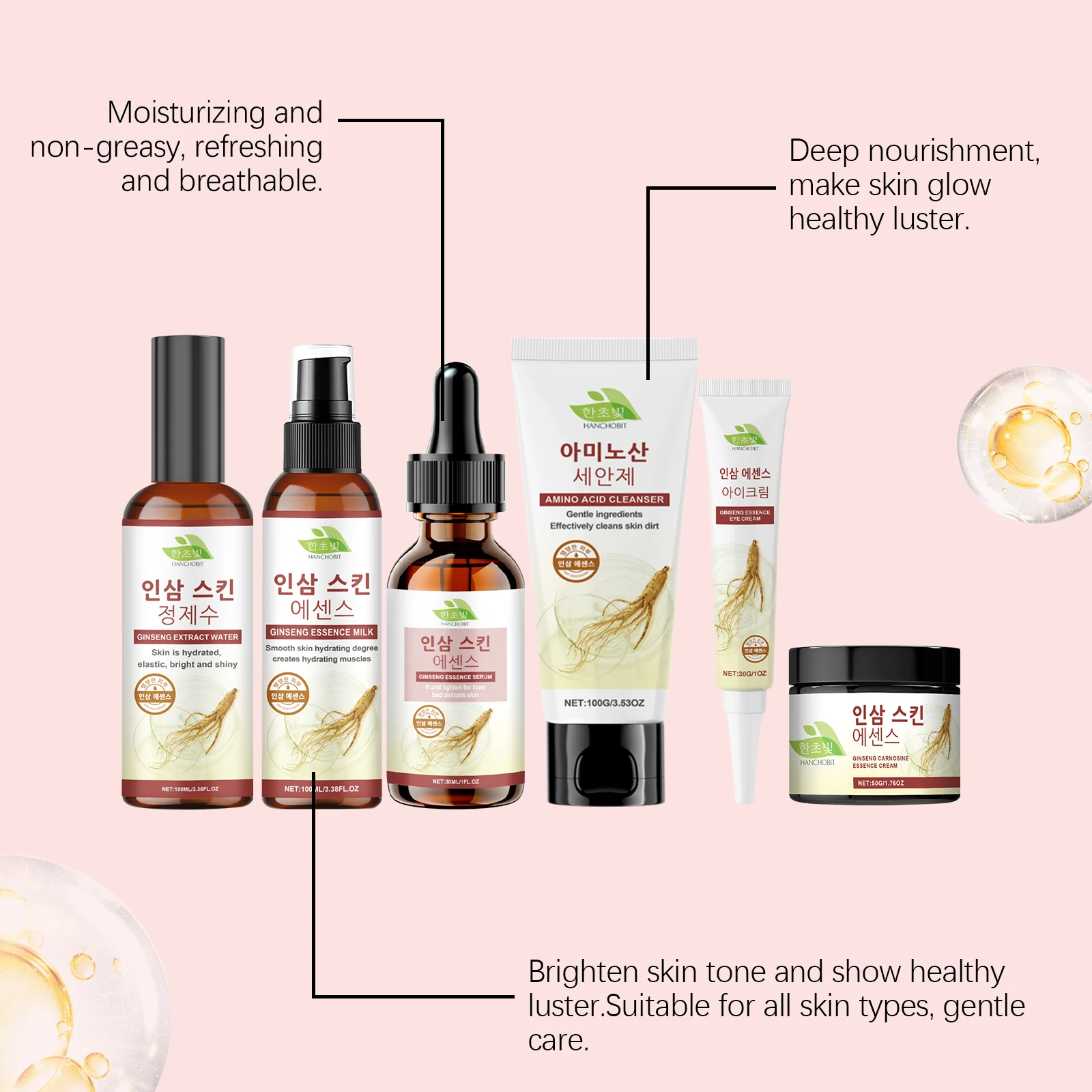 hanchobit nourishing facial care set hydrating moisturizer HANCHOBIT HX 27 317