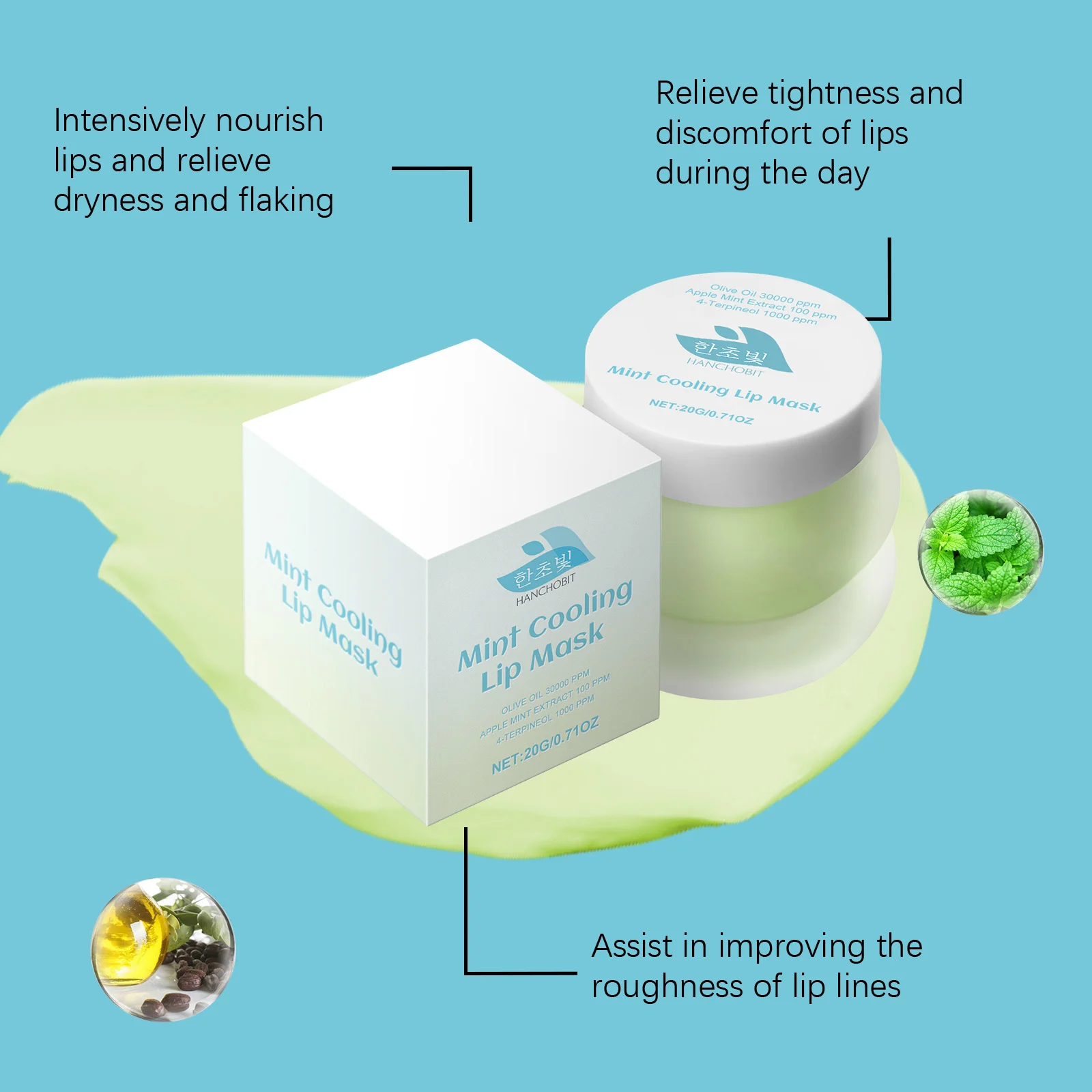 hanchobit nude moisturizing lip balm hydrating lip care HANCHOBIT HX 126 1566
