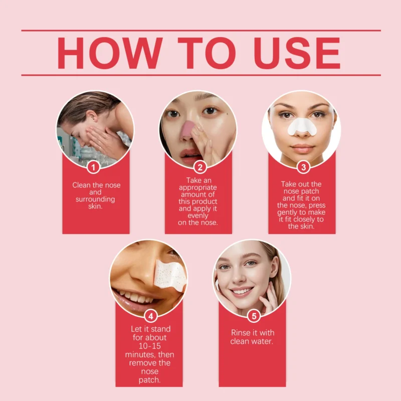 HANCHOBIT Pomegranate Blackhead Nose Mask - Image 6
