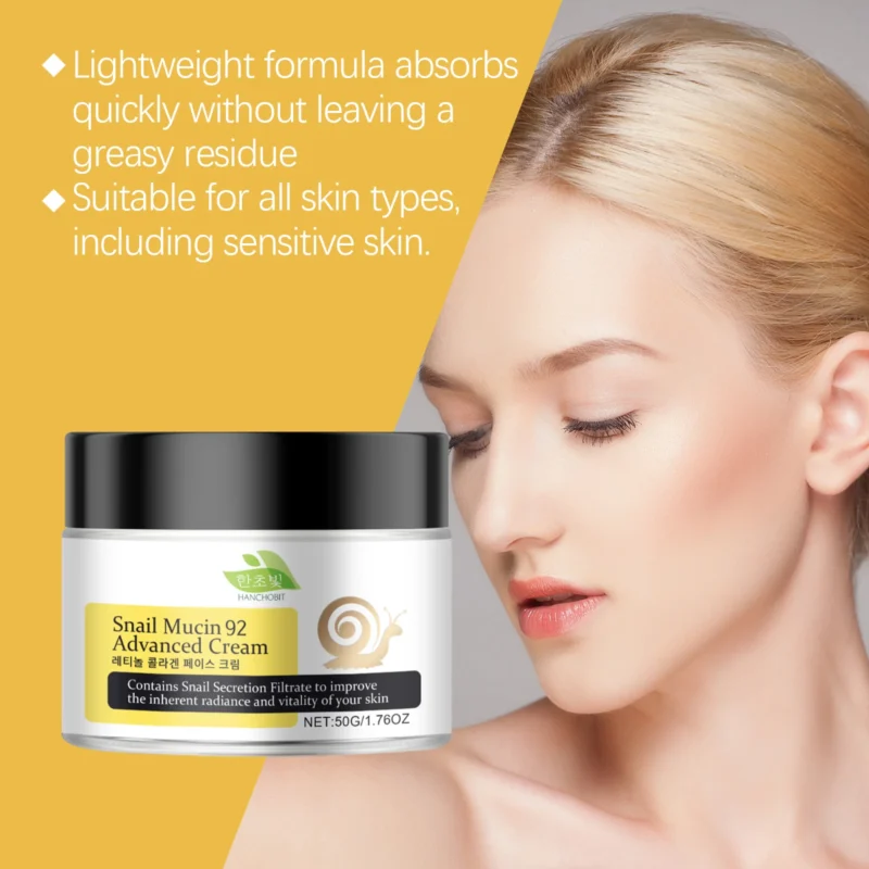 HANCHOBIT Retinol Collagen Cream: Moisturizing, Firming & Glowing - Image 3