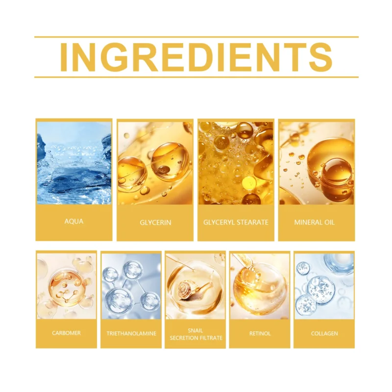 HANCHOBIT Retinol Collagen Cream: Moisturizing, Firming & Glowing - Image 5