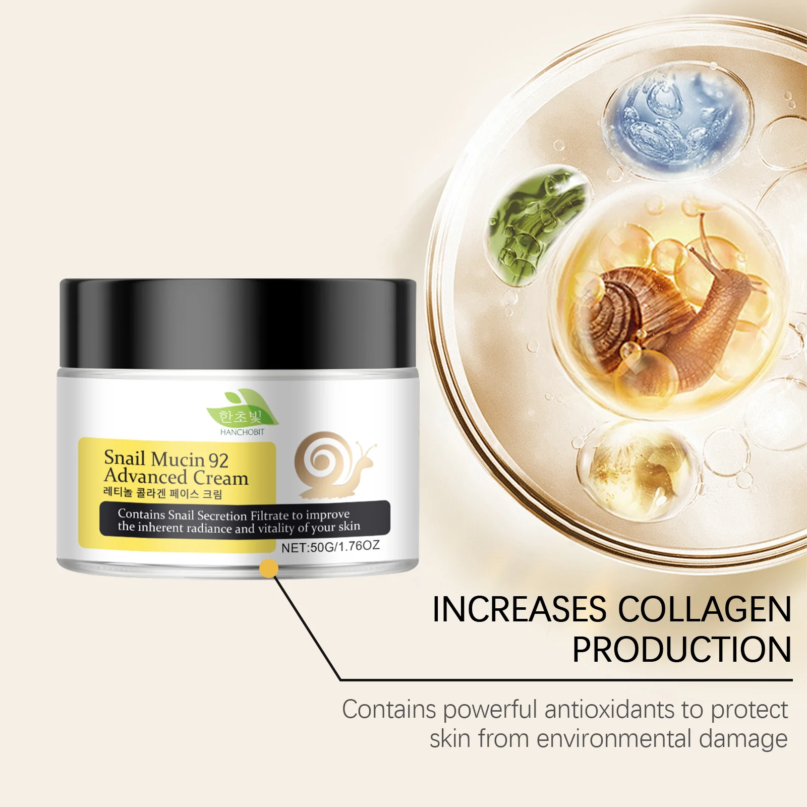 hanchobit retinol collagen cream moisturizing firming glowing HANCHOBIT HX 99 1218