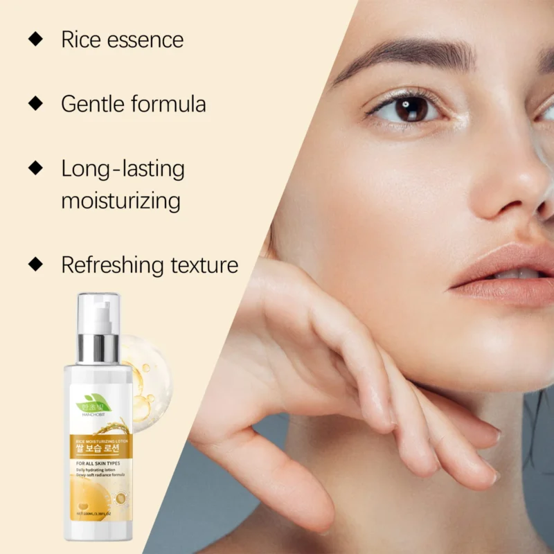 HANCHOBIT Rice Water Moisturizing Facial Lotion - Daily Hydration & Nourishment - Image 3