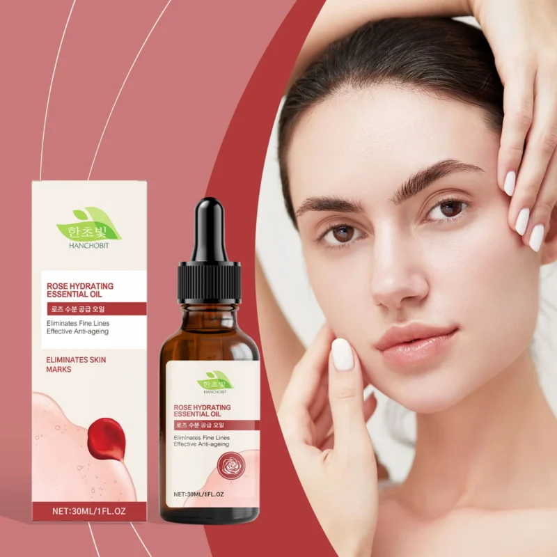 HANCHOBIT Rose Essential Oil for Face - Moisturizing & Nourishing Skin Care - Image 2