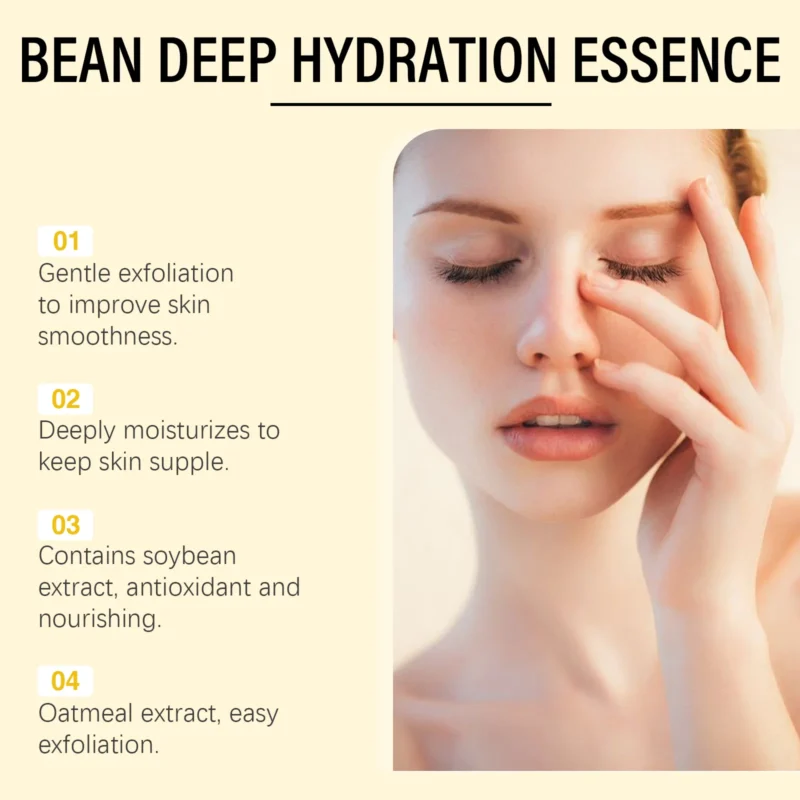 HANCHOBIT Soy Essence with Oat & Pomegranate for Moisturizing & Brightening - Image 3