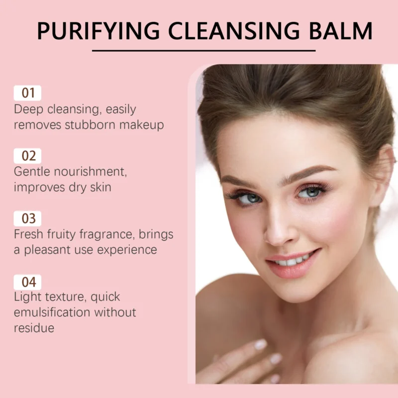HANCHOBIT Strawberry Cleansing Cream - Mild Deep Cleanser - Image 4