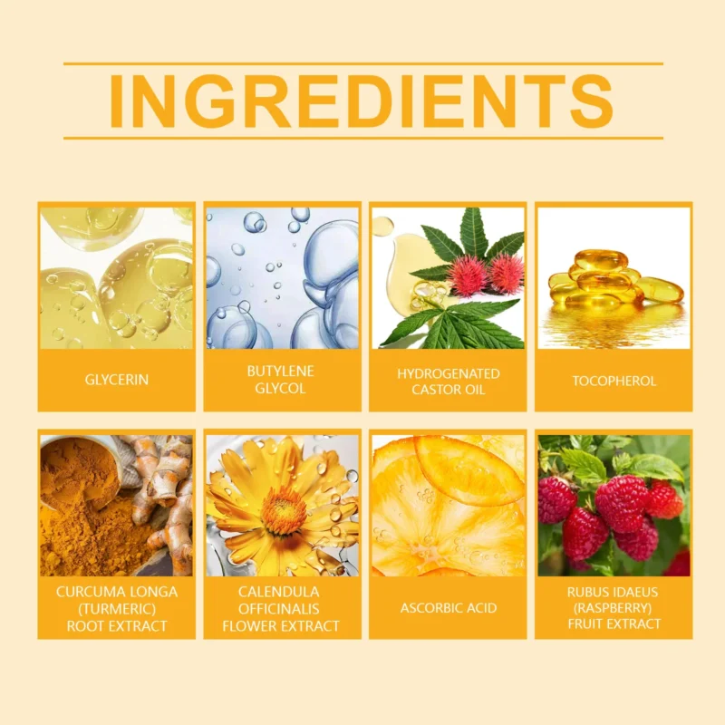 HANCHOBIT Turmeric Brightening Oil for Skin Tone & Soothing Facial Care - Image 5