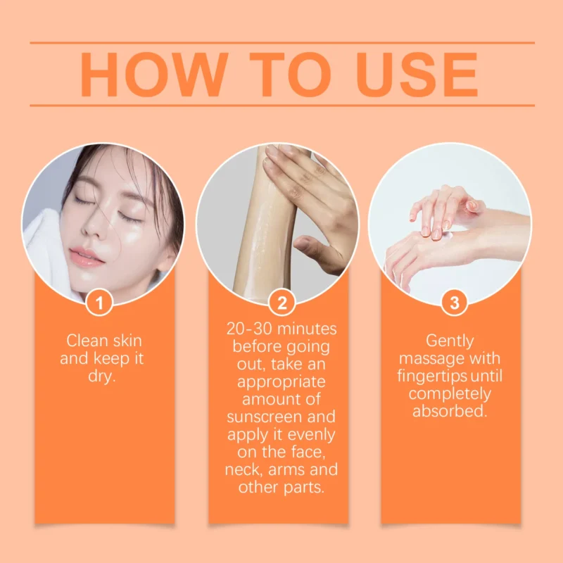 HANCHOBIT Ultra Light Sunscreen Cream - Non-Sticky Moisturizing Protection - Image 6