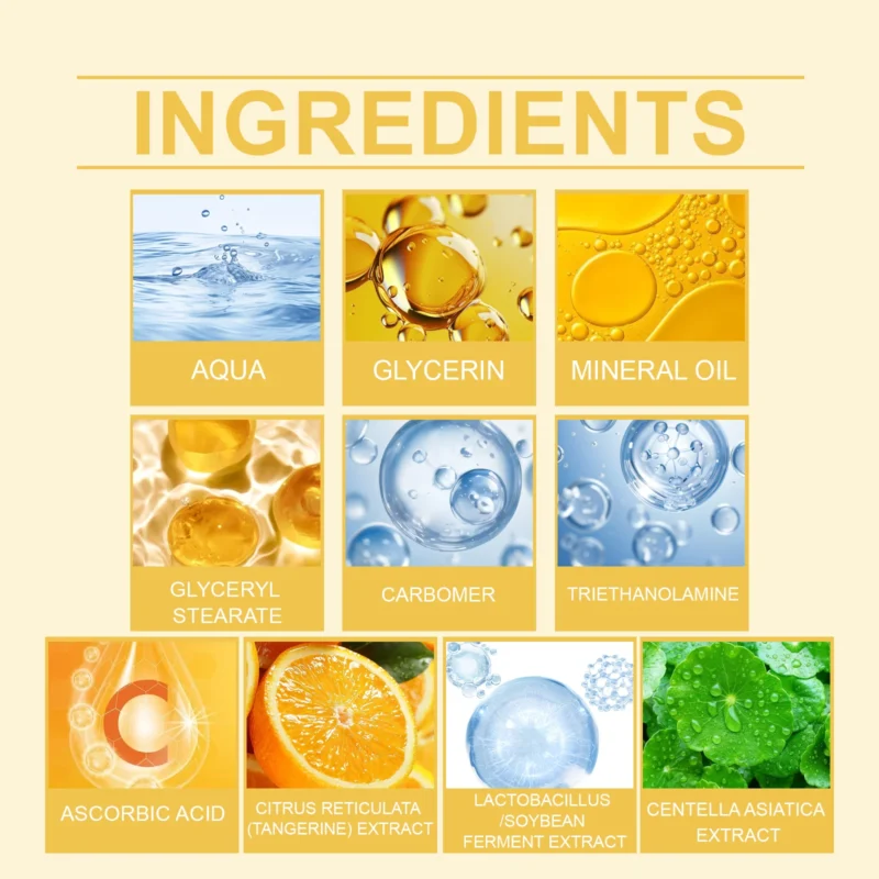 HANCHOBIT Vitamin C Facial Cream: Brightening & Moisturizing Daily Moisturizer - Image 5