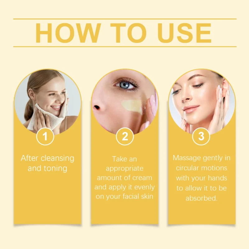 HANCHOBIT Vitamin C Facial Cream: Brightening & Moisturizing Daily Moisturizer - Image 6