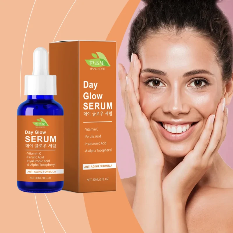 HANCHOBIT Vitamin C & Hyaluronic Acid Essence - Brightening Hydration - Image 2
