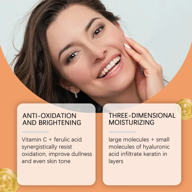 HANCHOBIT Vitamin C & Hyaluronic Acid Essence - Brightening Hydration - Image 4
