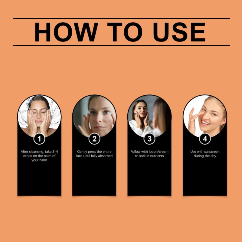 HANCHOBIT Vitamin C & Hyaluronic Acid Essence - Brightening Hydration - Image 6