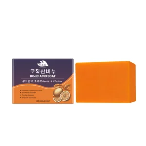 HANCHOBIT Vitamin C Kojic Acid Cleansing Soap - Cleanses & Moisturizes Skin