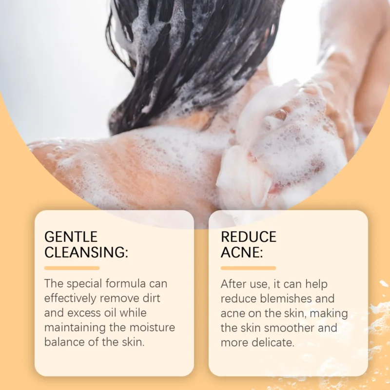 HANCHOBIT Vitamin C Kojic Acid Cleansing Soap - Cleanses & Moisturizes Skin - Image 4