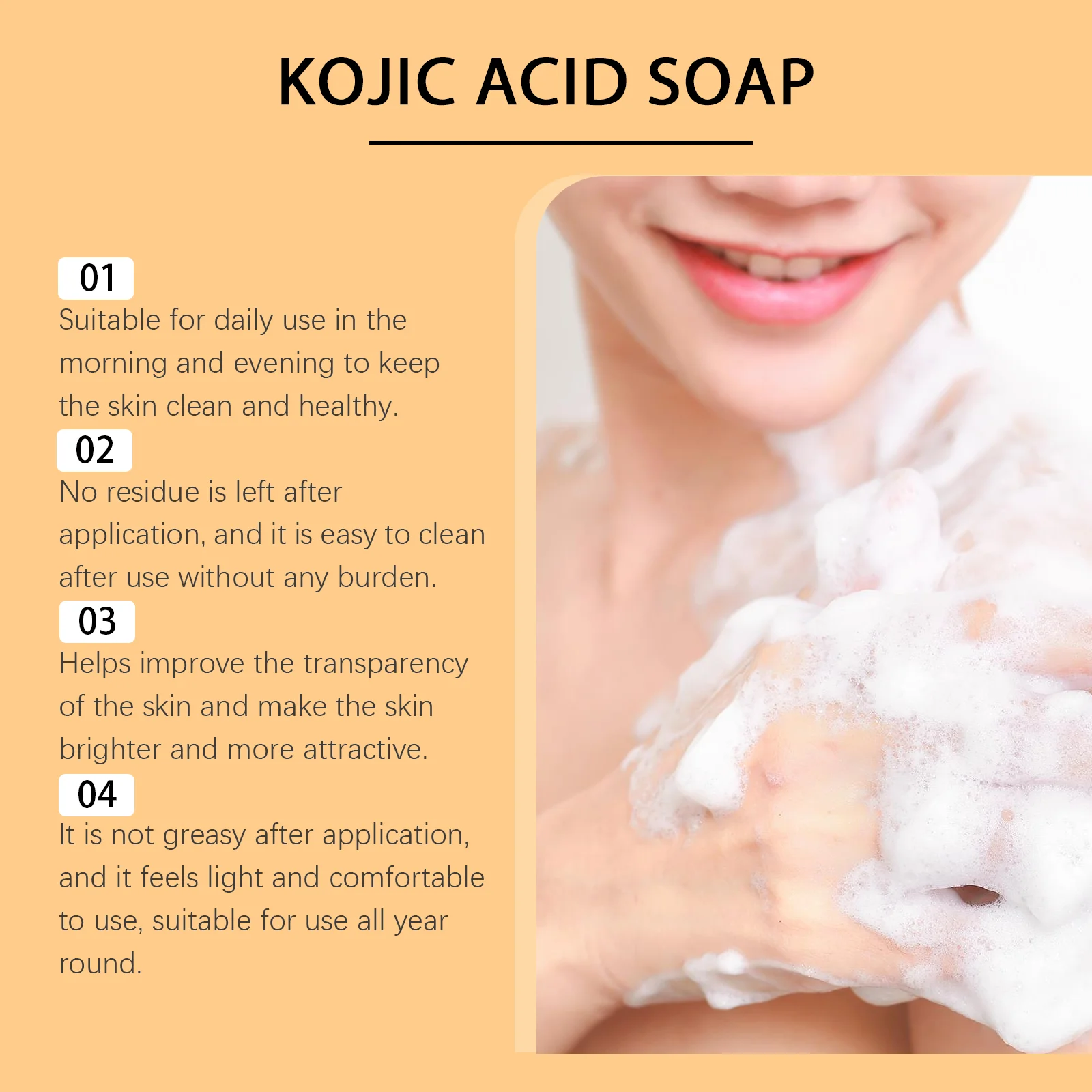 hanchobit vitamin c kojic acid cleansing soap HANCHOBIT HX 08 91