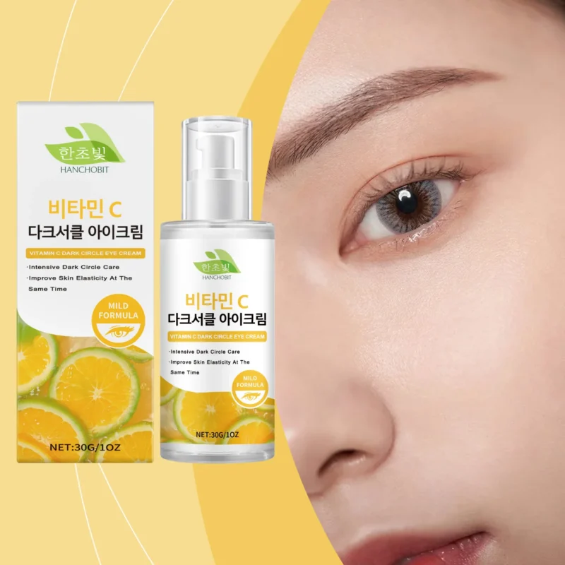 HANCHOBIT Vitamin C & Nicotinamide Eye Cream - Brightening & Moisturizing - Image 2
