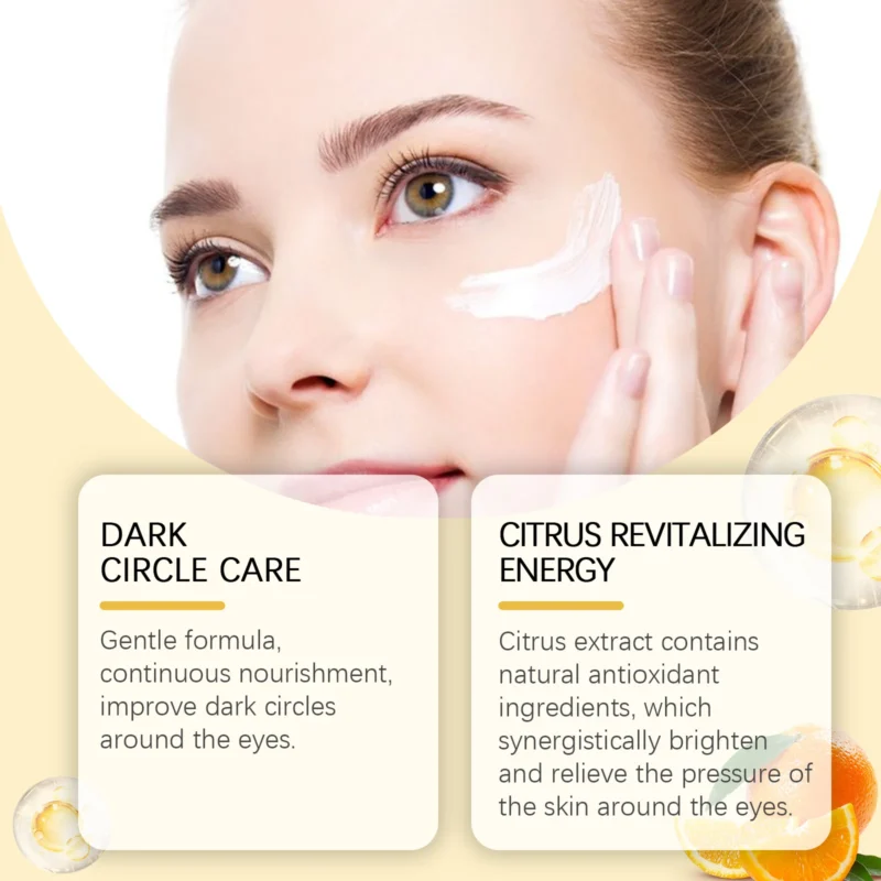 HANCHOBIT Vitamin C & Nicotinamide Eye Cream - Brightening & Moisturizing - Image 3