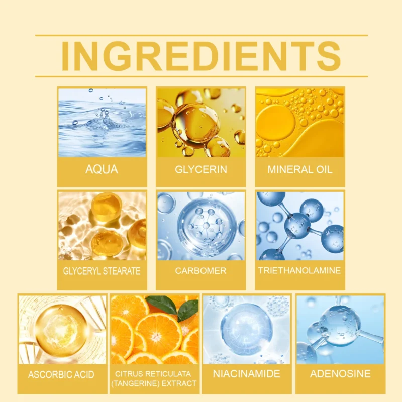 HANCHOBIT Vitamin C & Nicotinamide Eye Cream - Brightening & Moisturizing - Image 5