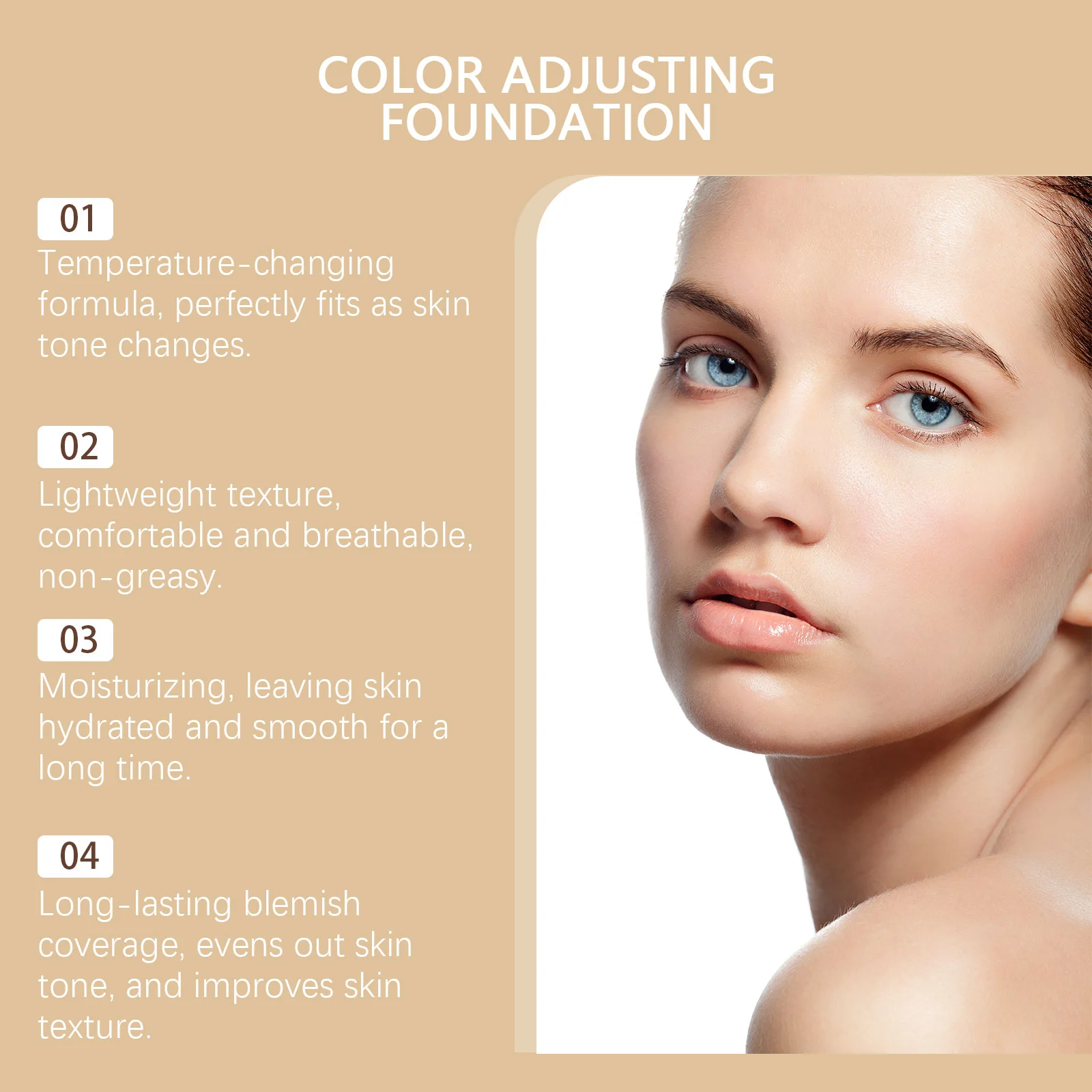 hanchobit warming liquid foundation hydrating waterproof HANCHOBIT HX 87 1086