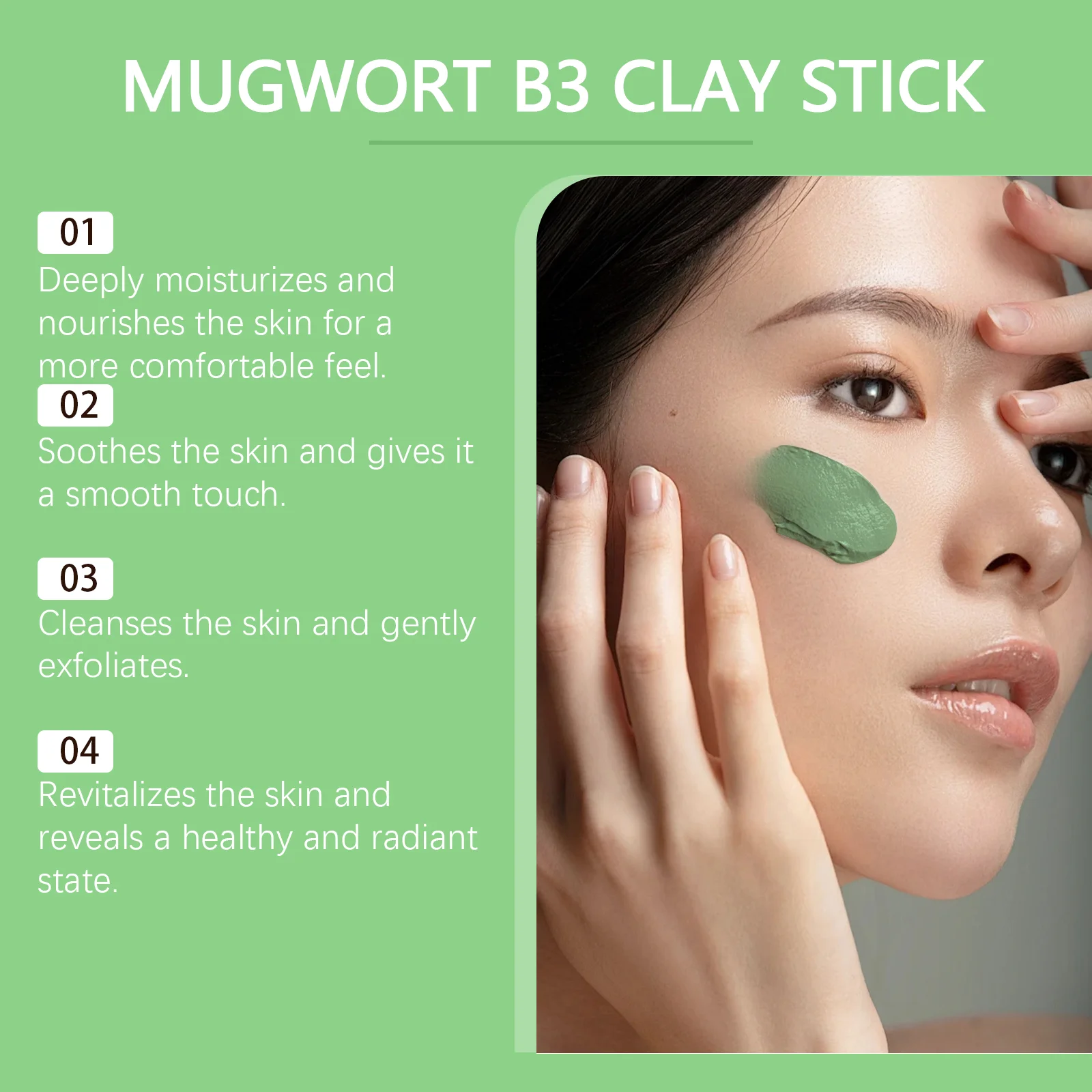 hanchobit wormwood b3 clay mask stick cleansing moisturizing HANCHOBIT HX 94 1167