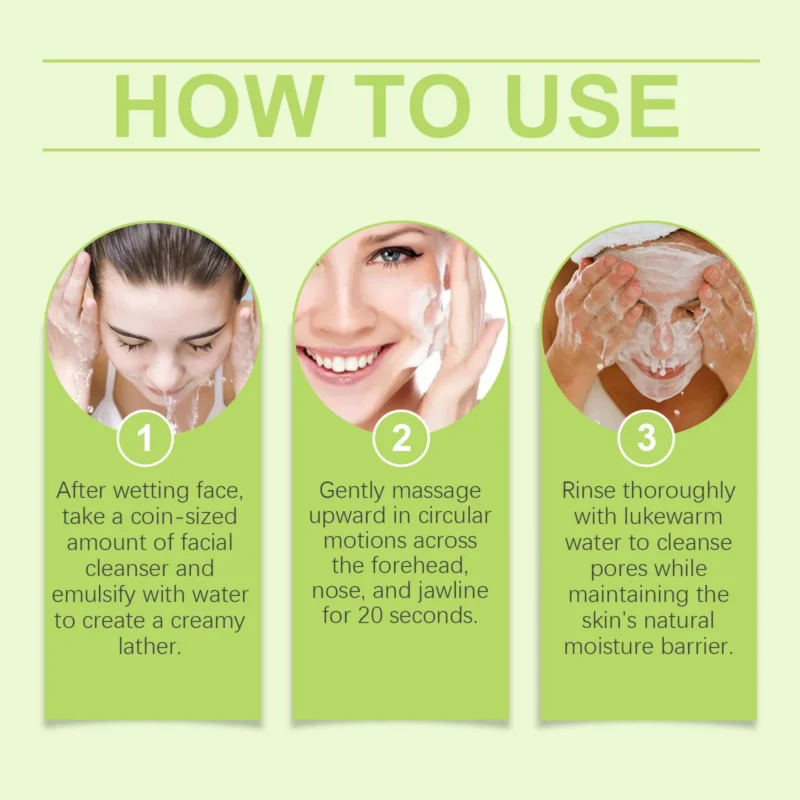 HANCHOBIT Wormwood Cleanser: Gentle Daily Cleansing Foam - Image 6